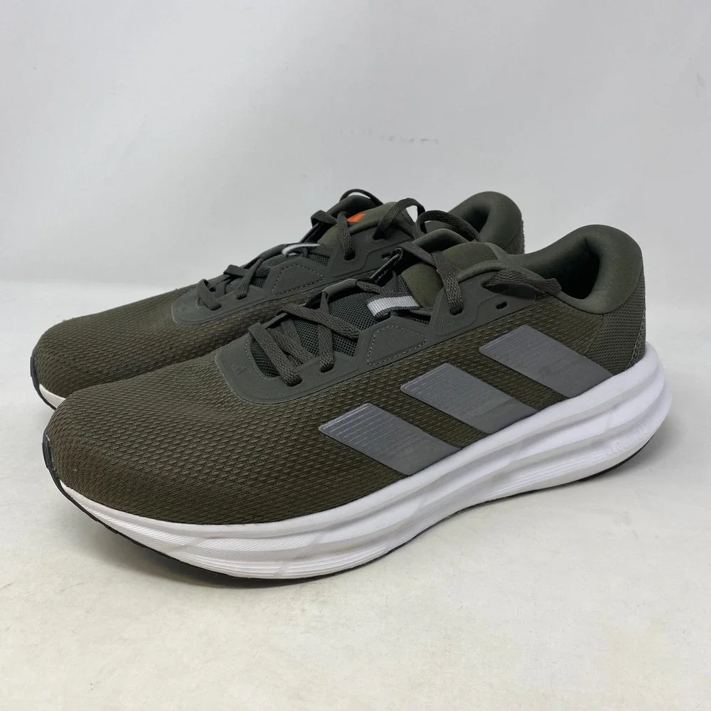 ADIDAS Men's Galaxy 7 Running Cloud Olive Green Shoes Size 11.5 Used